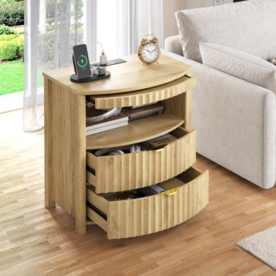 60cm W Bedside Table