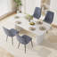 Ensemble de table de salle à manger 70,9 po Marble Texture-1587023305-1587023303-1587475902