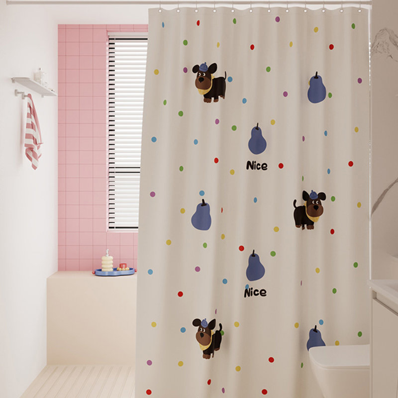 Rideau de douche en polyester