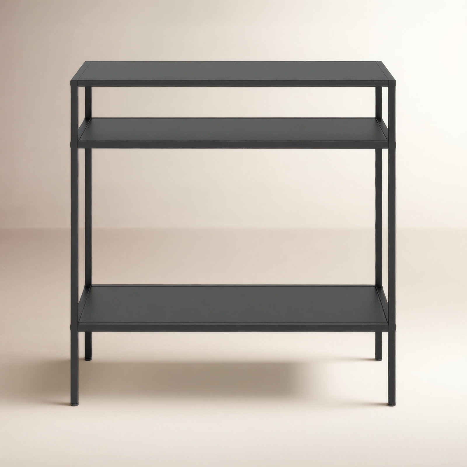 Level End Table, Blackened Bronze