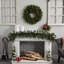 Faux Lighted Pine Plastic 30'' Wreath