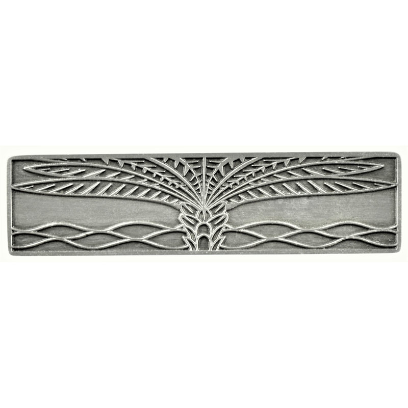 Tropical Bar / Handle Pull, Antique Pewter