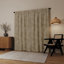 Indigo Road by Egypt Sherrod Coppa Leaf Motif Magnetic Closure 100% Blackout Back Tab Curtain Panel-110961547-110961545