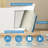  60'' L X 28.74'' W  Freestanding Soaking Bathtub In Glossy White, 100% Pure Virgin Acrylic With Drain & Integrated Overflow