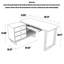 Bureau de coin tout-en-un Scandinavian Home-1565817506