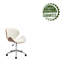Larkin Faux Leather Mid-Century Office Chair-2068349373