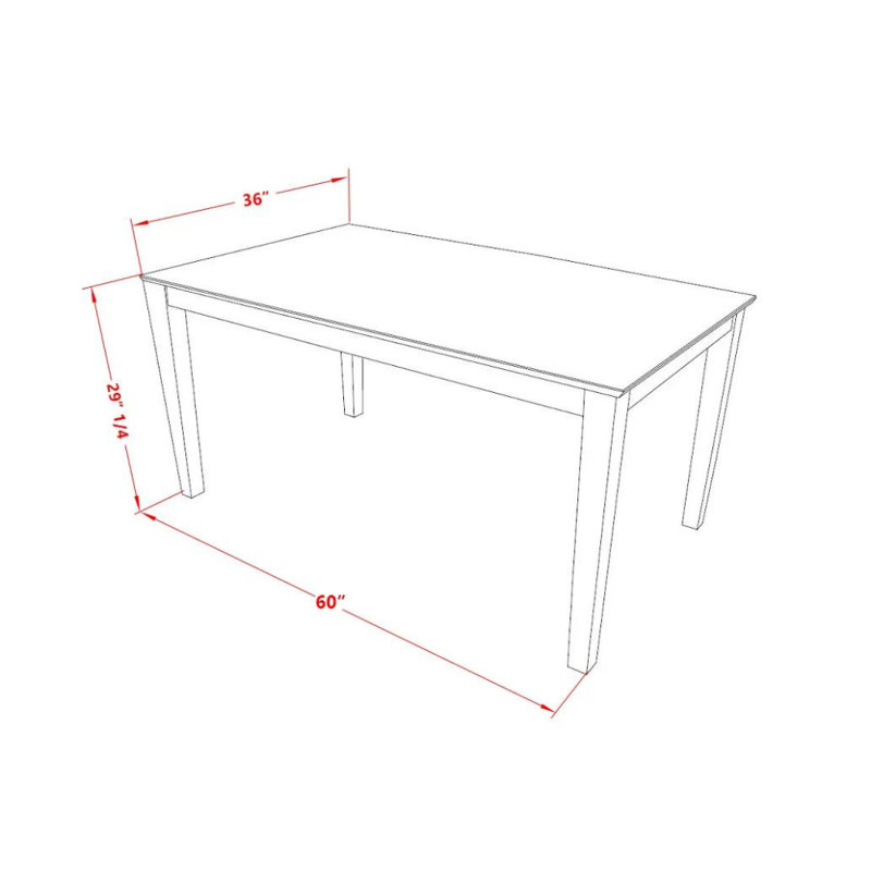 Ensemble de table de salle à manger à hauteur de comptoir 5 pièces comprenant une table de pub rectangulaire et 4 chaises de salle à manger, 36 x 60 pouces, chêne