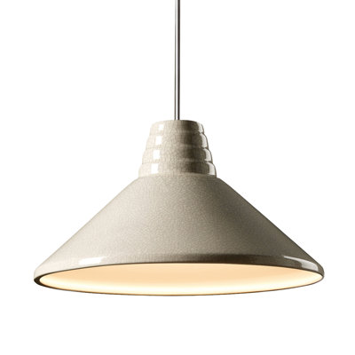Luminaire suspendu conique à 1 lumière Roselle