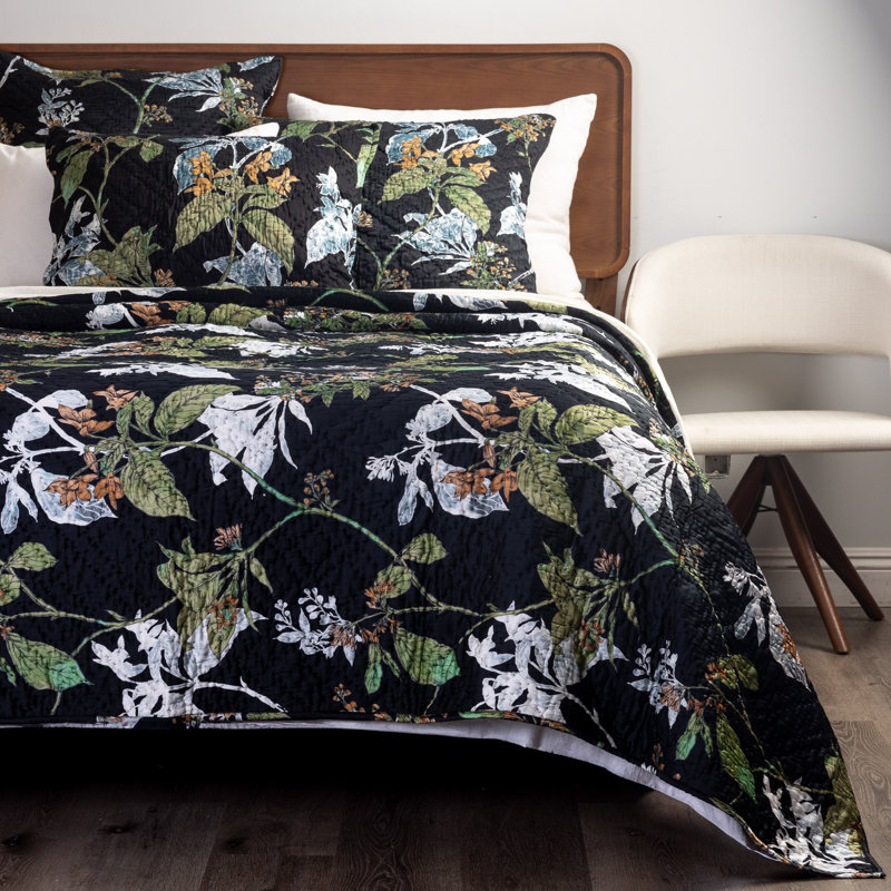 FITZGérald Sham, asphalte, euro, Full Quilt