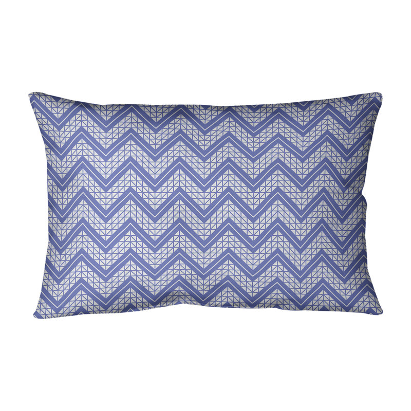 Coussin Rhonda Cheval, Pas de bourre, Bleu / blanc