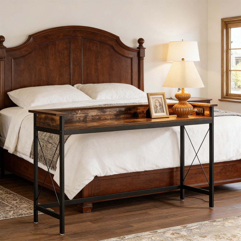 Couch Table With Electrical Outlet,Console Table,Bedside Table