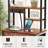 Nightstand with 4-Drawer LED Charging with 2 USB Ports & 2 Outlets, 2 Shelves, Adjustable Height for Bedroom-1427674199-1427674200