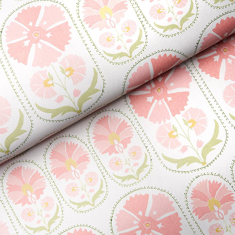 Anjuna Floral Wallpaper, Blush