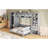 Queen Gray Bed With Side Flip And Shelf For Streamlined Room Design Integrated Storage Function Maximizing Space