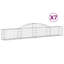 Arched Gabion Baskets 7 Pcs Galvanised Iron-1794328181