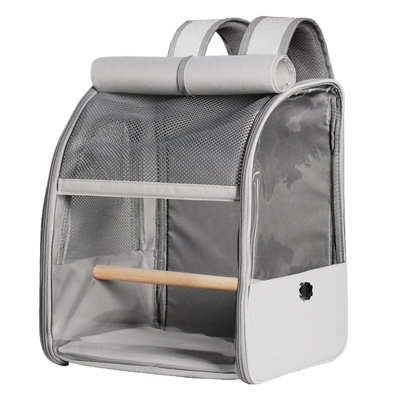 Bird Carrier Backpack - Portable Travel Cage For Small Birds With Upgraded Removable Pad, Standing Perches & Breathable Design; Ideal For Small Birds, Green Cheek, Cockatiel, Parrot