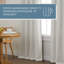 Ensemble de 2 rideaux d'intérieur à motif de lin uni Town & Country Country -105509936-105509934