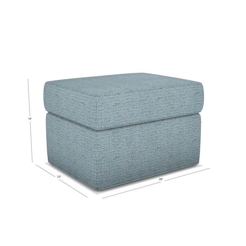 Newlin Ottoman, No, Tuck Cobalt