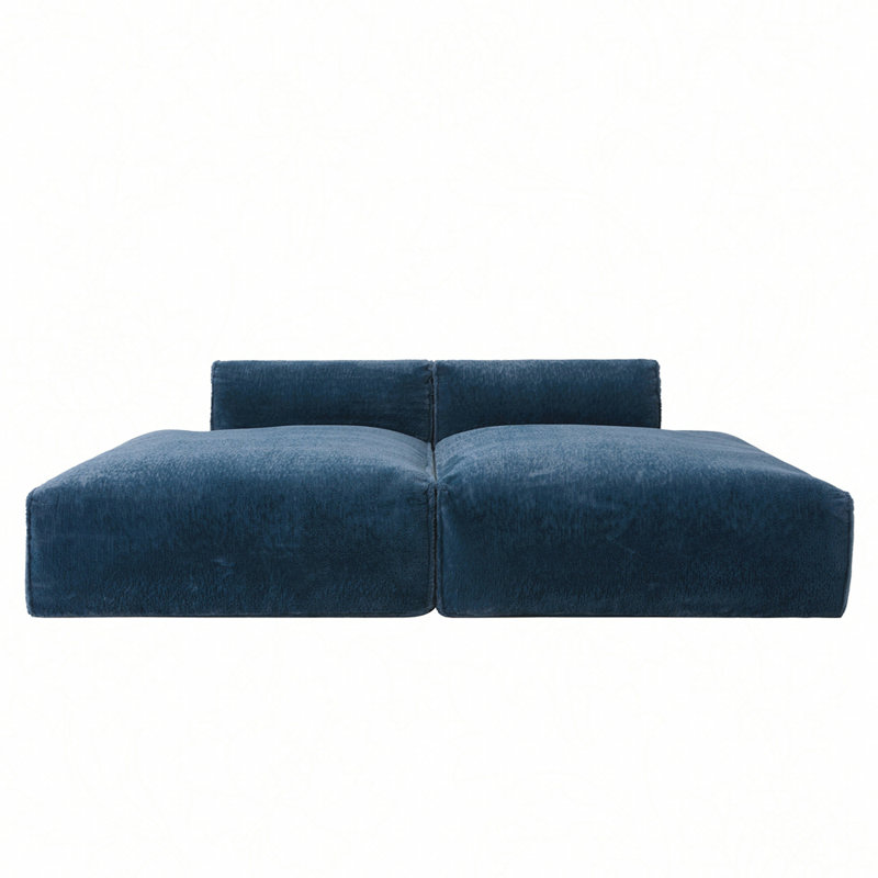 90"Oversized Modular Sectional Sofa,Fully Compressed,Spacious Foam-Filled Sofa Bed for Living Room,elderly - friendly design,2 PC Free Combination,No Assembly Required,3 Colours