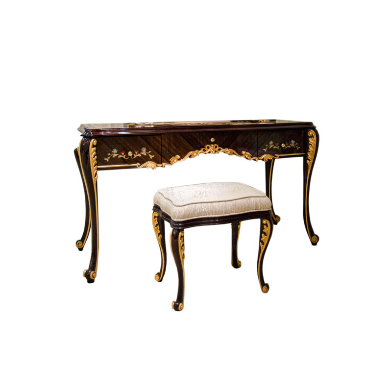 Athena 54.3'' W Solid Wood Console Table