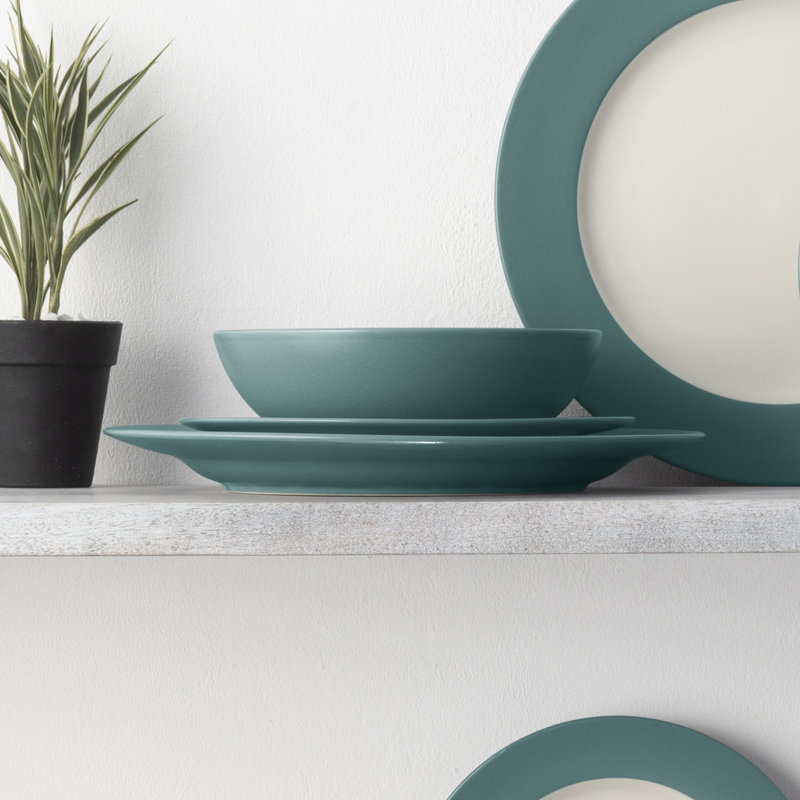 Service de table 16 pièces Noritake Colorwave, service pour 4, Turquoise