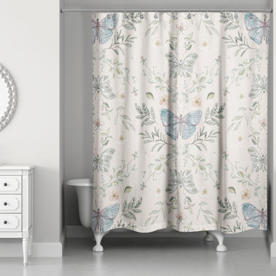 Rideau de douche simple Anglina