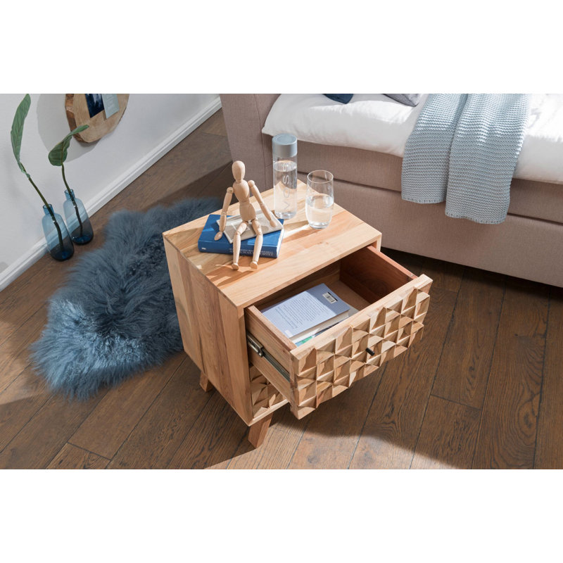 Bobrow 44cm W Bedside Table