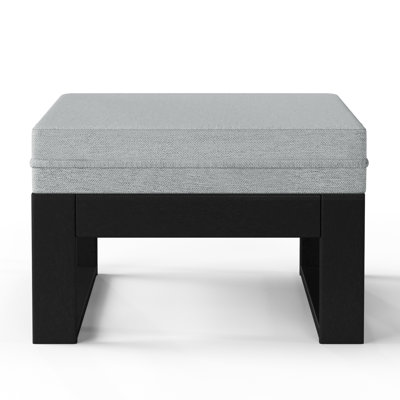 Patio Deep Seating Ottoman With  Frame
