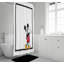 Mickey Mouse shower curtain with a classic icon