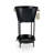 Black Beverage Tub with Stand & Tray