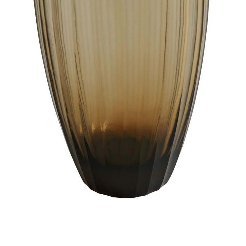 Pietro Handmade Glass Table Vase, 13" H x 5" W x 5" D