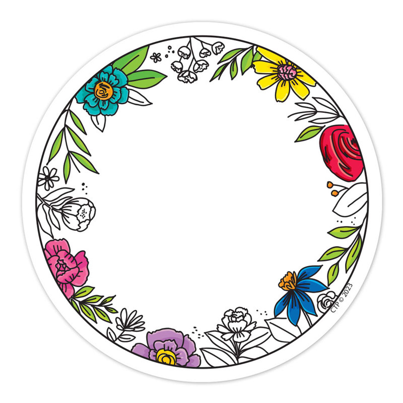 Ensemble de fleurs lumineuses