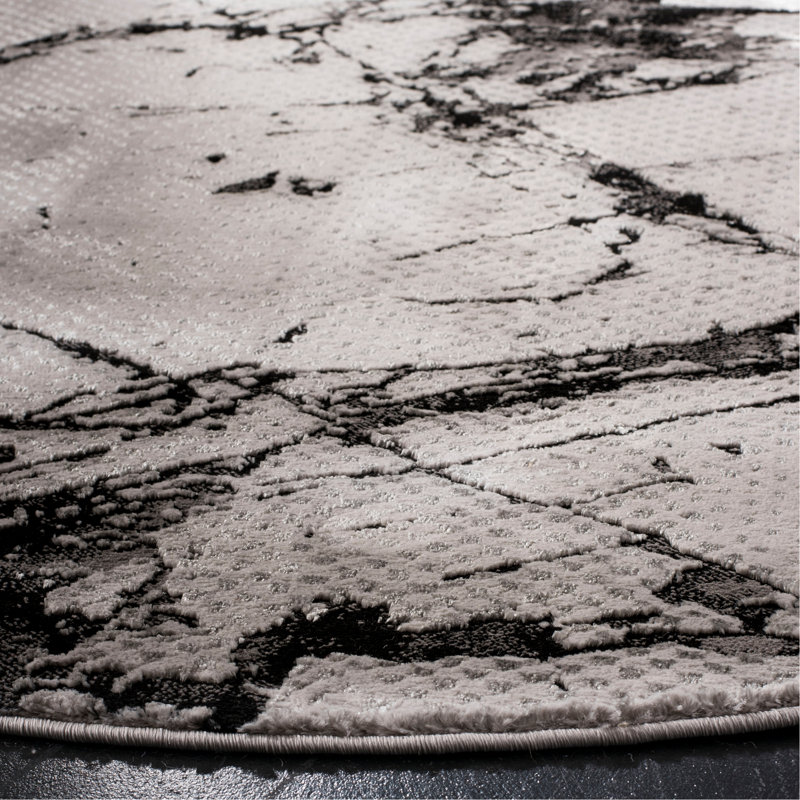 Kelly Performance Abstract Rug, Round 6'7"