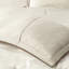 Édredon 7 pièces - Édredon taupe / brun à détails complexes, rembourré lavable à la machine-120479075-120479077