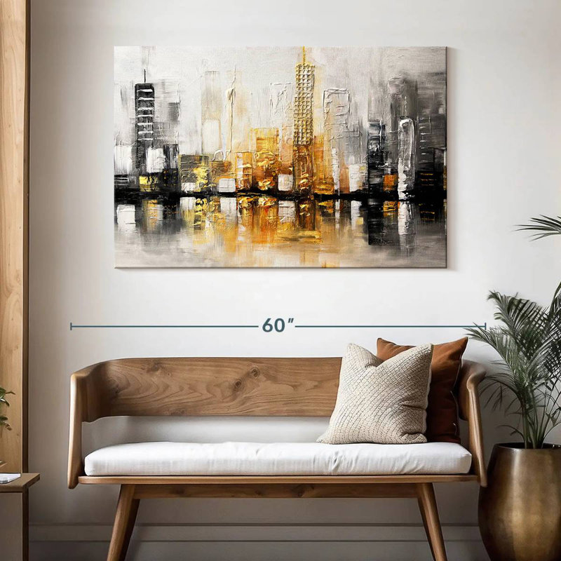 Avery City View I, 32" H x 48" W