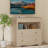 35.4" Wood Changing Table, 2 - Drawer Dresser , Chest Of Drawers With Open Storage