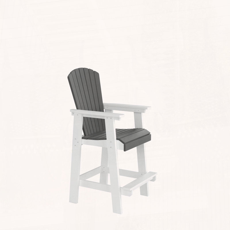 Chaise de bar en PEHD (ensemble de 2)