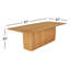 Winston Dining Table Rustic Oak