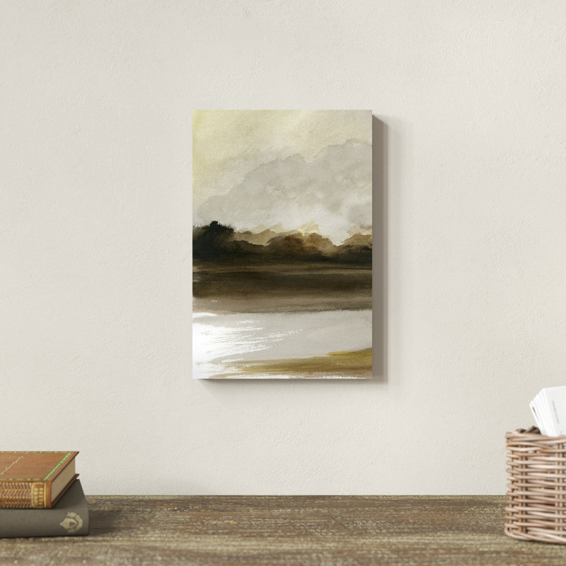 «Transitioning Landscape I», peinture sur toile, H 12 po x l 8 po