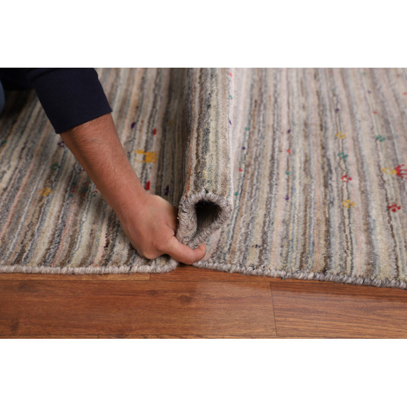 Tapis terre Gabbeh 8 x 8