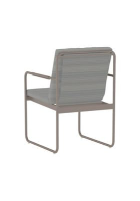 Mirage Outdoor Dining Armchair, Gray/Gray