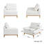 Fauteuil d'appoint modulaire rembourré Bourbeau-1212695827