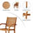Triche 8 - Person Wood Patio Dining Set with Extendable Square Table