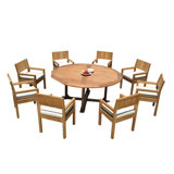 Keagan Outdoor 5 - Piece Teak Dining Set