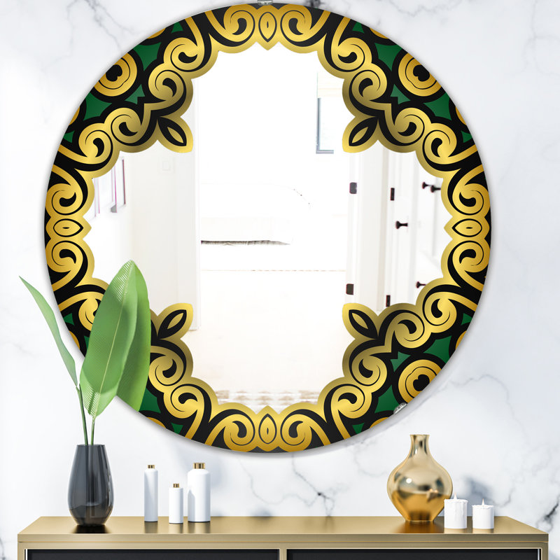 Miroir d'appoint mural Cut Out Cross, H 31,5 po x l po