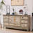 Hand-Painted Entryway Accent Cabinet Sideboard