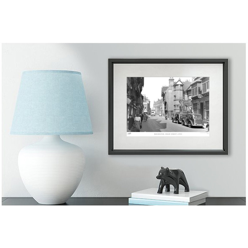 Rochester, High Street C1955 by Francis Frith - Single Picture Frame Print, 60cm H x 80cm W x 2.3cm D