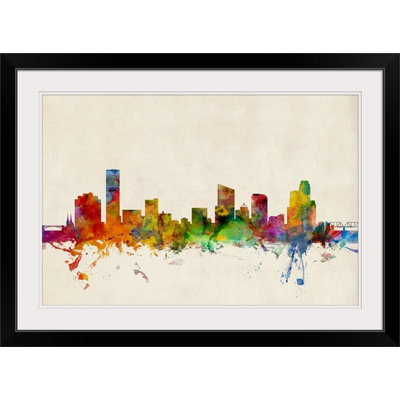 «Grand Rapids Skyline» par Francy, impression