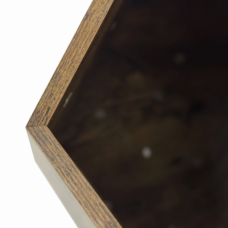 Table d'appoint 25,98 po, Brun antique