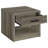 Zuria 22.25'' Tall Square End Table in Gray Driftwood